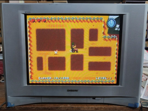 Televisor Sony Trinitron 21 Crt (culón) C/conversor Av/hdmi (Usado)