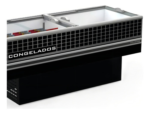 Ilha Refrigerada 3 Metros Polar Para Supermercados Açougue Cor Preto 127