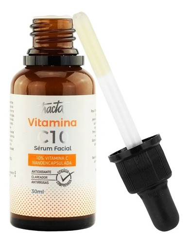 Sérum Tracta Vitamina C10 Facial - 24 Horas De Hidratação Prolongada Para Pele Normal De 30ml/30g 30+ Anos