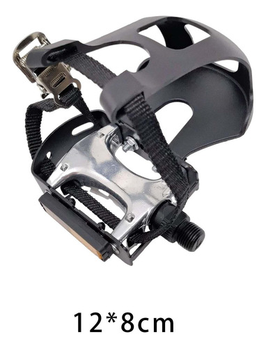 Pedales De Bicicleta Con Clips Y Correas, Rosca De Izquierda