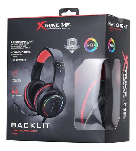 Imagen 4 de 5 de Audífono Headset Gamer Alámbrico Xtrike Me Gh-903 - S010