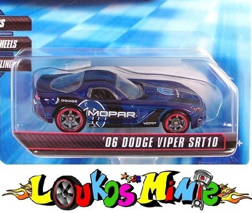 Hot Wheels ´06 Dodge Viper Srt10 Speed Machines Lacrado 1:64