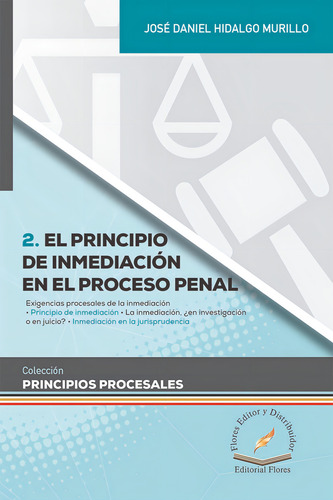 El Principio De Inmediacion En El Proceso Penal