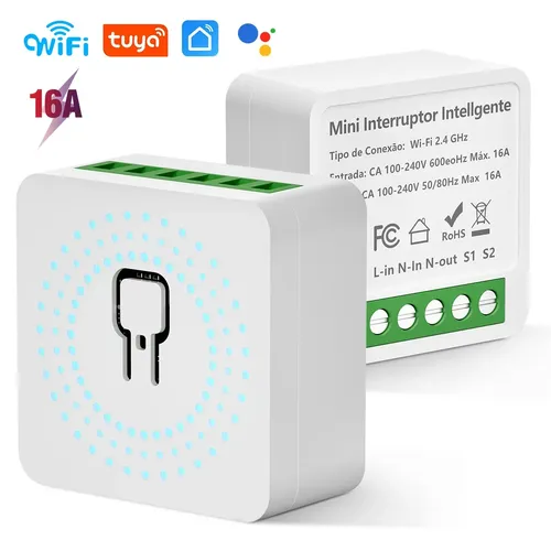 Interruptor Inteligente Wifi Forestry Mini 1ch 16a Alexa Tuya Smart Life Google