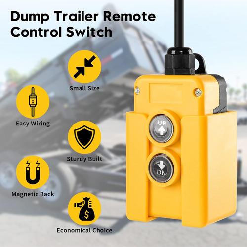 Interruptor De Control Remoto Para Remolque De Volquete, Bom