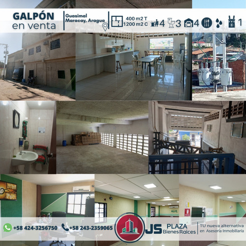 Imagen 3 de 9 de Venta De Amplio Galpon / Guasimal / 04243256750