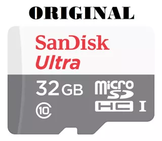 Cartão Memória Sandisk Ultra 32gb 100mb/s Classe 10 Microsd