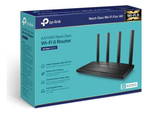 Tp-link Archer Ax12 Ax1500 Inalámbrico