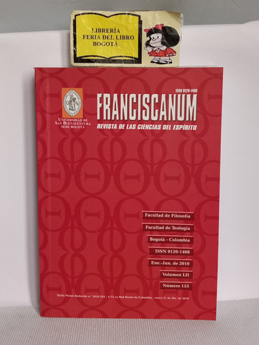 Franciscanum - Revista De Las Ciencias Del Espíritu - 2010