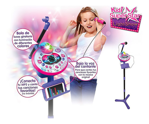 Karaoke Vtech Kidi Star Lightshow 9 En 1