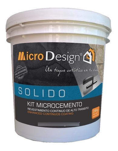 Microcemento Solido, Promo 10m2 C/ Malla, Base, Color Y Laca