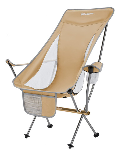 Kingcamp Silla De Camping Compacta Con Reposabrazos, Sillas.