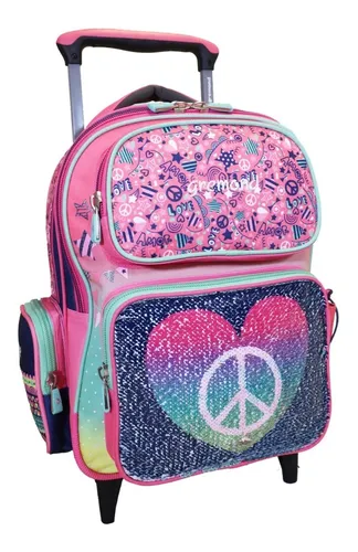 Mochila Gremond Carro 26 Litros Love Lentejuelas Mundomanias