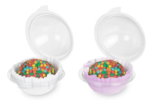 Imagem 3 de 4 de 500 Unidades Embalagem Brigadeiro Gourmet Blister Docinho
