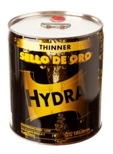 Thinner Diluyente Sello De Oro X18 Lt Hydra Alfa