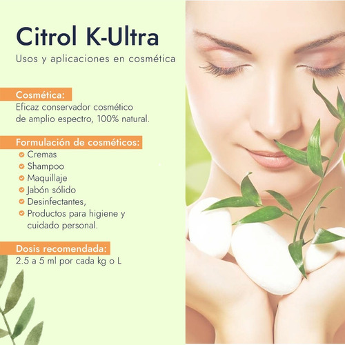 Imagen 5 de 9 de Citrol K Conservador (extracto Cítrico) Kosher 50g
