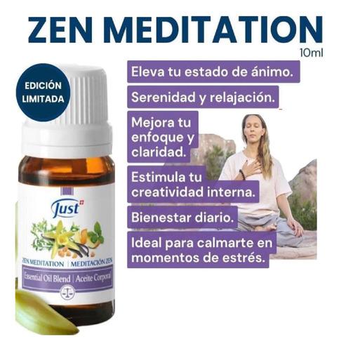 Aceite Esencial Meditación Swiss Just 10ml