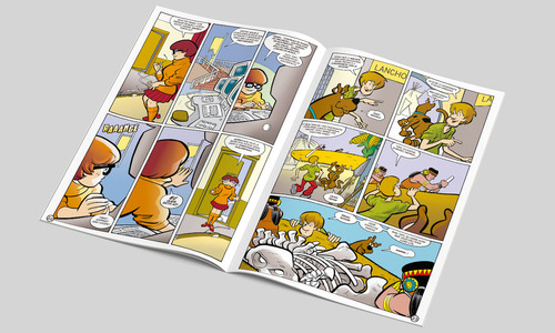 Edición 08 del cómic Scooby-Doo. Editorial On Line Editora, tapa blanda, edición 8 en portugués, 2024