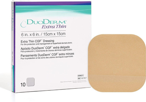 Aposito Parche Hidrocoloide Duoderm Extra Thin 15x15cm X10 U