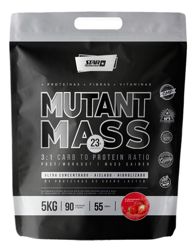 Star Nutrition Mutant Mass 5 Kilos Zipper Pack