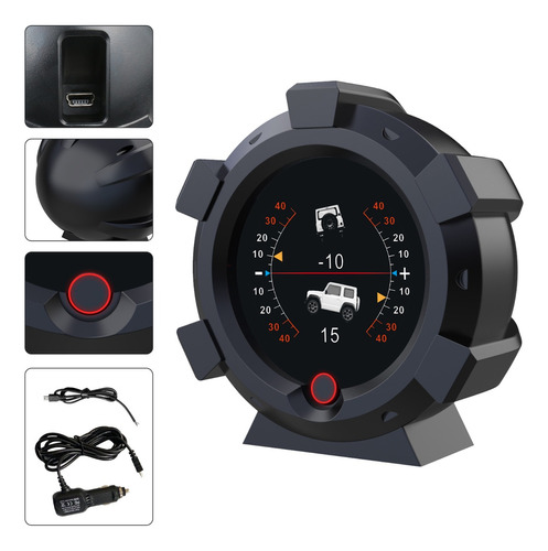 Gps Velocímetro Pendiente Alarma Satélite Hora 4x4 Hud X95