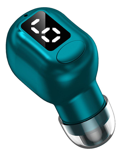 Mini Auricular Bluetooth Individual, Bluetooth 5.3 Azul