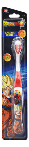 Cepillo De Dientes Infantil Dragon Ball Suave 19 Pz Bestway Color Rojo