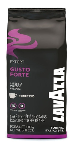 Café Lavazza En Grano Gusto Forte 1kg Hecho En Italia 