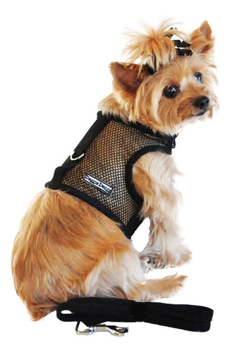 Arnés Para Perros Cool Mesh - Negro Sólido