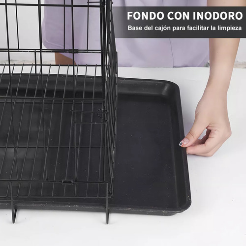 Jaula Para Perros Pequeños Medianos Jaulas Plegable Con Bandeja Jaula Mascotas