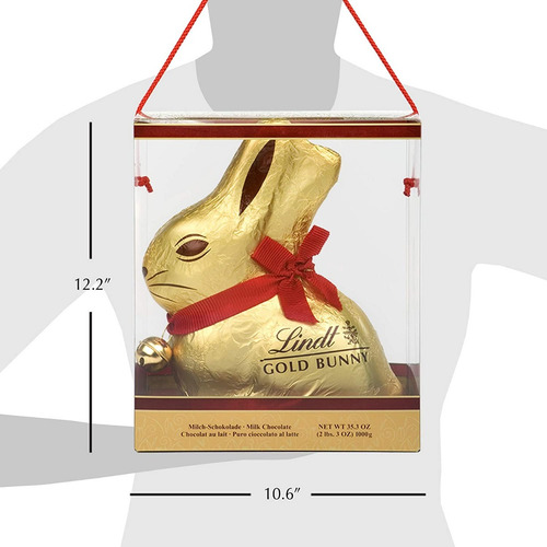 Lindt Bunny Gold Oro Conejo Gigante Chocolate Con Leche 1kg
