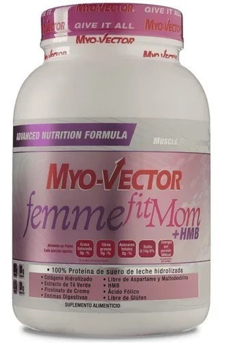 Proteina Myo Vector Femme Fit Mom + Hmb Variedad Sabores