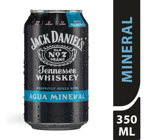 Pack De 24 Bebida Preparada Jack Daniels Agua Mineral Lata 3