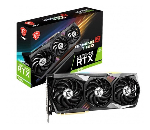 Placa De Video Nvidia Msi Rtx 3080 Gaming Z Trio 10g Lhr 