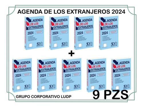 Agenda De Los Extranjeros Paq 9pz