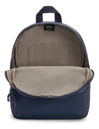 Mochila Urbana Kipling Cory Color Blue Bleu 2 Diseño Lisa