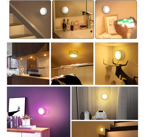 Color Changing Rgb Led Light Remote Control Led Puck Light