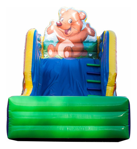 Tobogã Urso Com Motor Soprador
