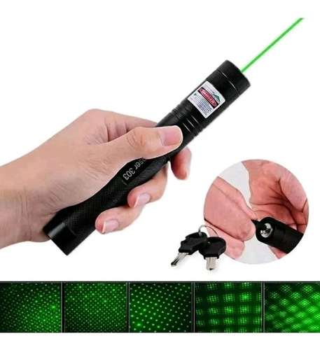 Puntero Laser Potente Multipunto Verde Recargable