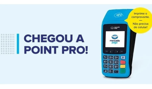 Máquina Point Pro A Máquina De Cartão Do Mercado Pago Bobina