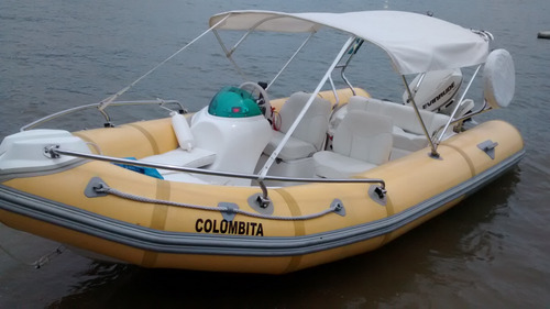 Bote Inflável Completo Com Envirude 60 Hp (zefir -flex Boat)