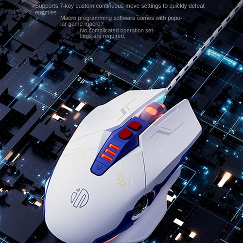 Aimery Wired Gaming Mouse Matones Ratones Mecánicos Luz Colo
