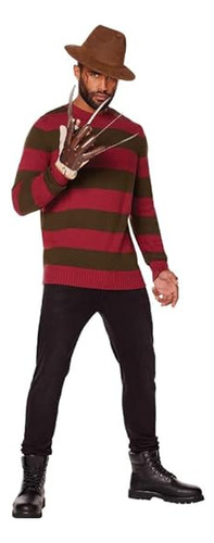 Halloween Disfraz Freddy Krueger Para Adultos Disfraz Pesadi