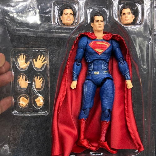 Boneco Superman Homem De Aço Articulado Action Figure 18cm