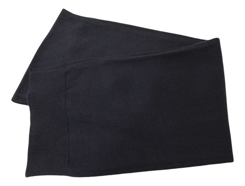 Bufanda Pashmina Dolce&gabbana Made In Italy Auténtica Azul Oscuro Tejido Unico