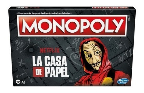 Monopoly Casa De Papel Hasbro: Juego De Mesa Para La Familia
