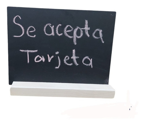 Pizarrón Para Anuncios Mesa De Dulces Chico Porta Retrato
