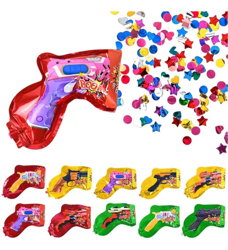 10 Piezas De Pistola De Confeti Para Fiesta Color Surtido