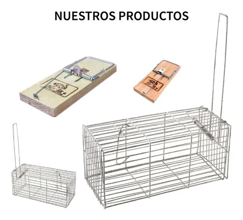 Trampera Rata Raton Laucha Roedor Rectangular Grande