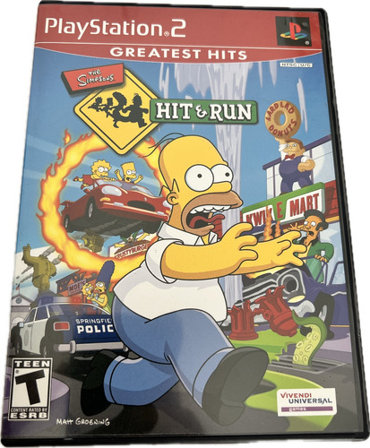 The Simpsons Hit & Run Ps2 (Reacondicionado)